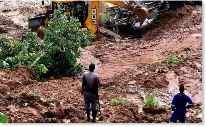 Garrith Jamieson said that they have attended to structural collapses that have been caused by the mudslides from Wednesday night's rain.