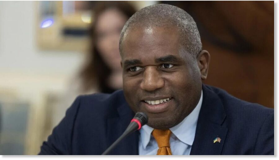 UK Foreign Secretary David Lammy