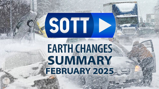 SOTT video sažetak zemaljskih promjena - veljača 2025.: Ekstremno vrijeme, planetarno previranje, meteorske vatrene kugle