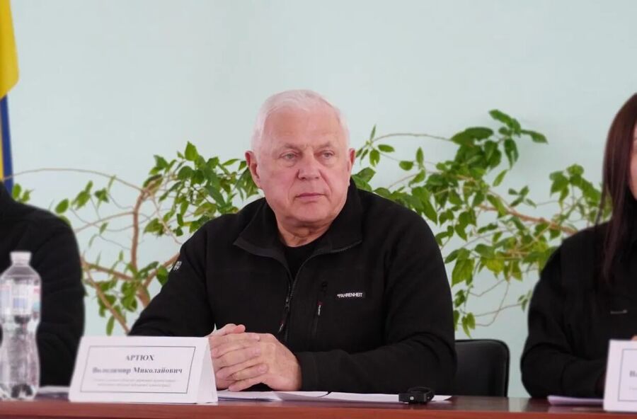 Guverner oblasti Sumi Volodimir Artjuh 10. travnja 2025.