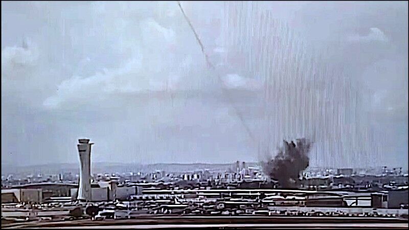bomb explodes