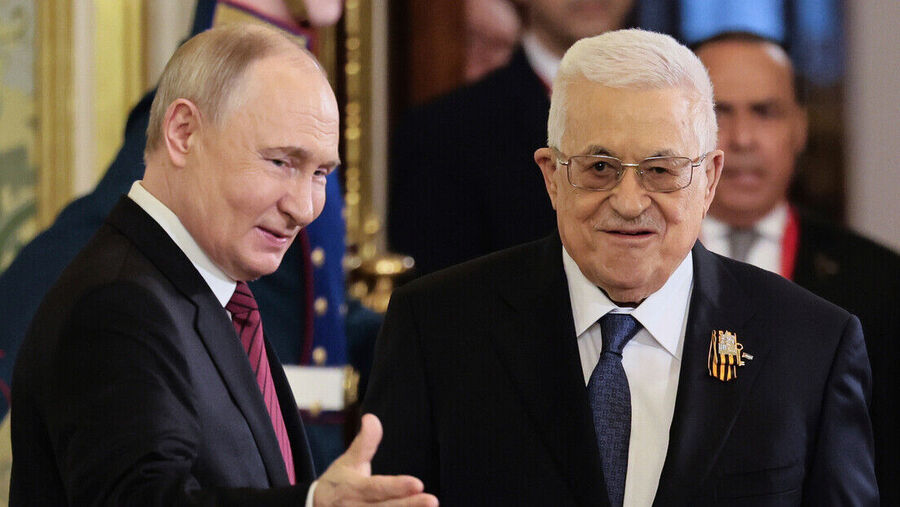 Vladimir Putin i Mahmud Abas