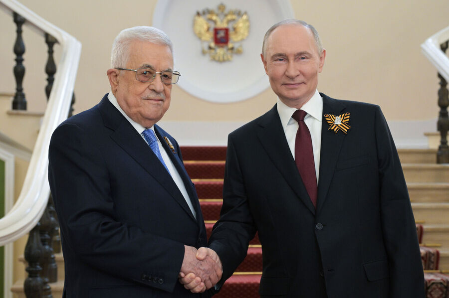 Vladimir Putin i Mahmud Abas