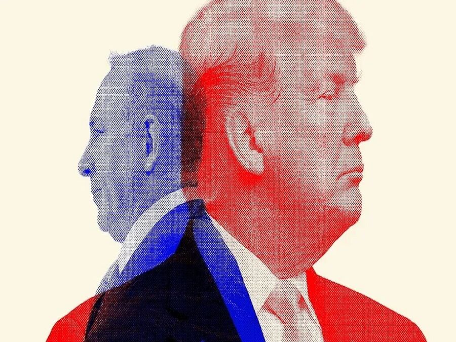 trump netanyahu graphic