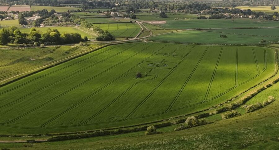 Krugovi u žitu Sutton Veny