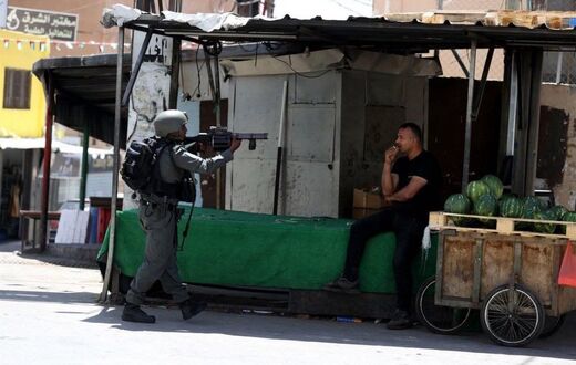 Klikni za povećanje watermelons stand Israel Palestinian