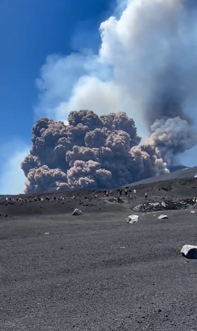 mt. etna eruption