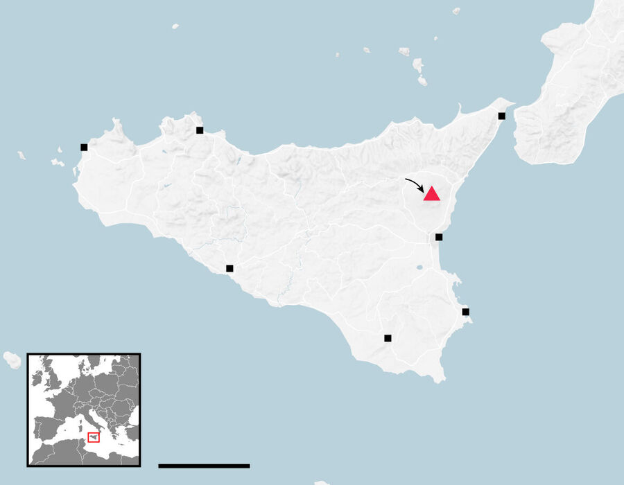 Klikni za povećanje mt. etna italy map
