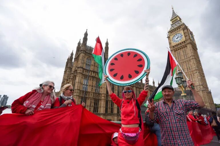 Propalestinski demonstranti