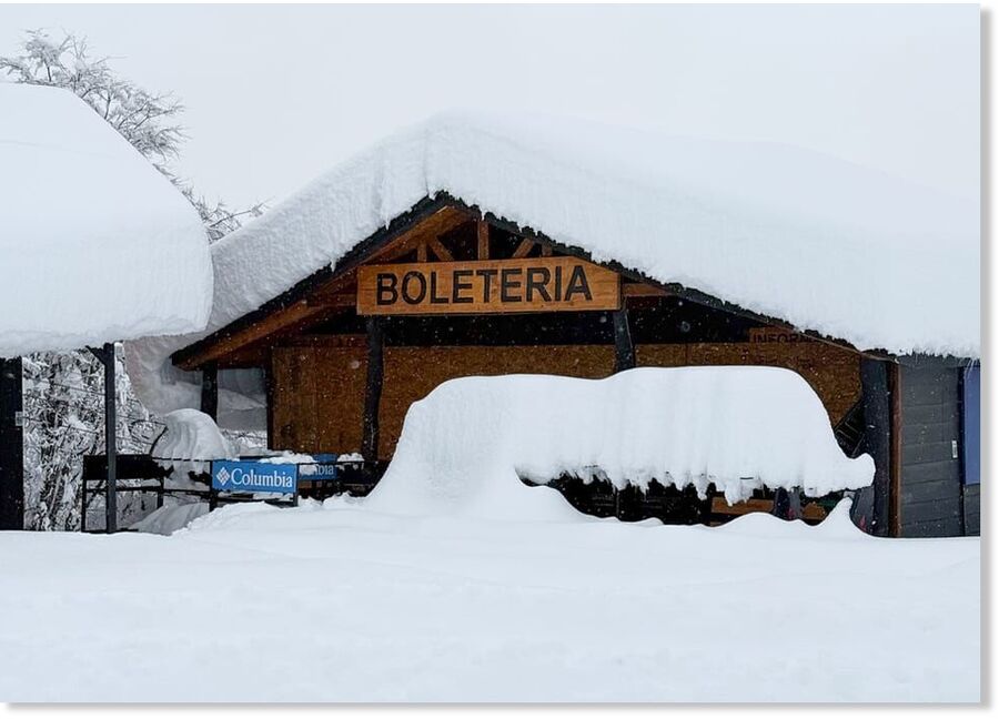 Chile's Nevados de Chillan has had about 2m/80