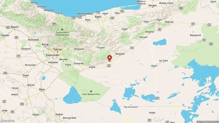 iran earthquake north