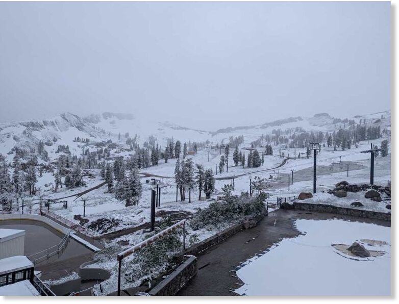 June snow for Palisades Tahoe.