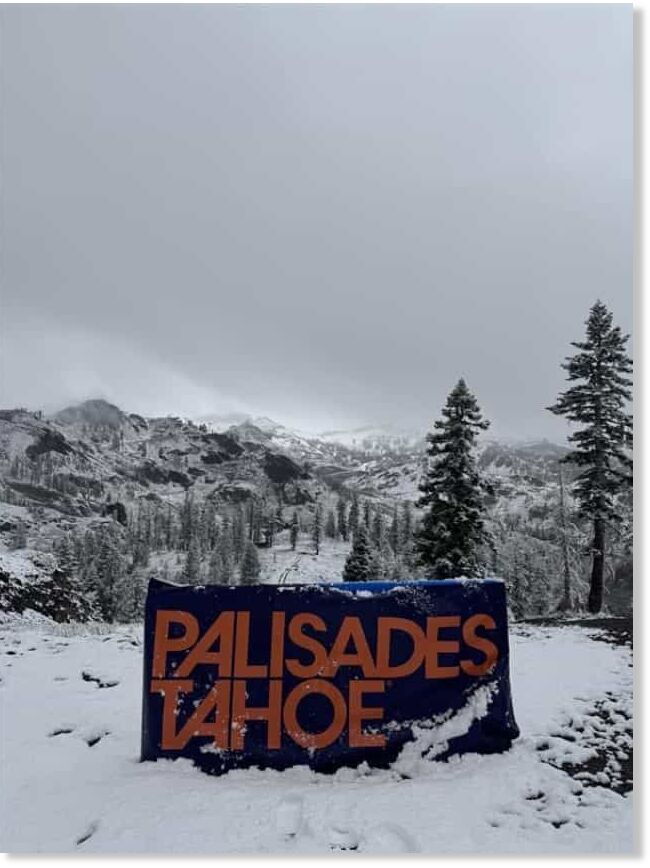 Klikni za povećanje June snow for Palisades Tahoe.