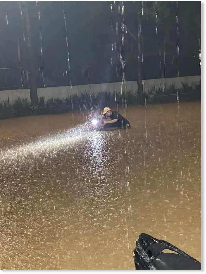 Thai Nguyen City has experienced prolonged heavy rainfall events from the night of June 20.