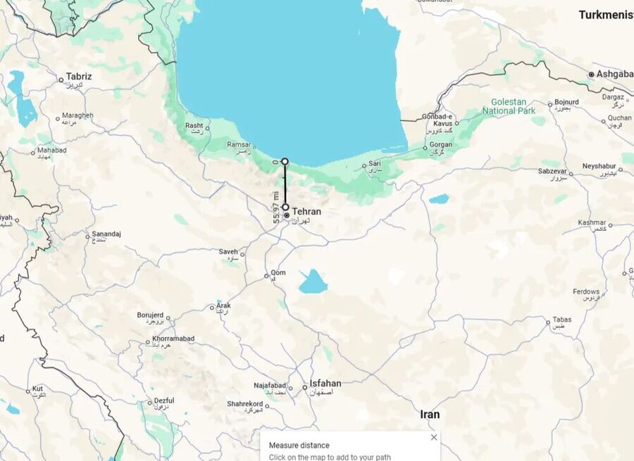 Caspian shore