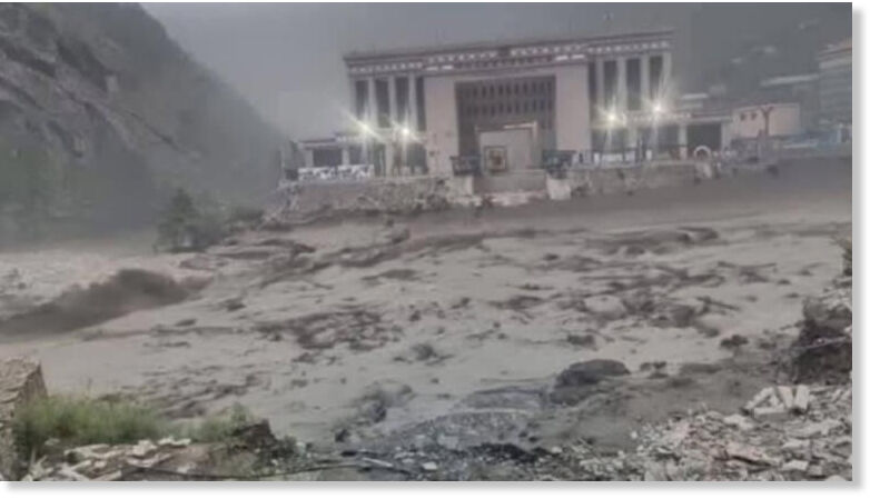 A flash flood occurred along the Nepal-China border early Tuesday morning, flooding the Bhotekoshi River and leading to the destruction of the Miteri Bridge and several parked vehicles.