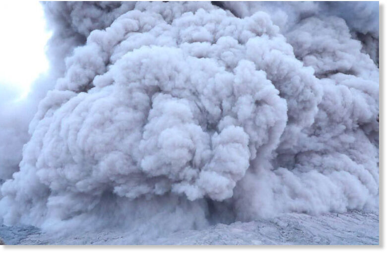 Ethiopia's Erta Ale shield volcano.