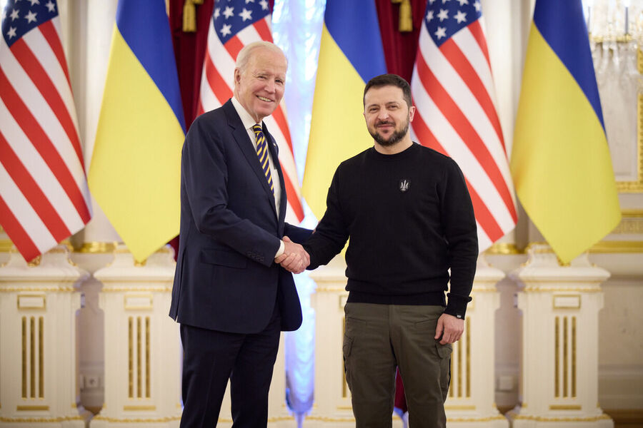 Biden i Zelenski