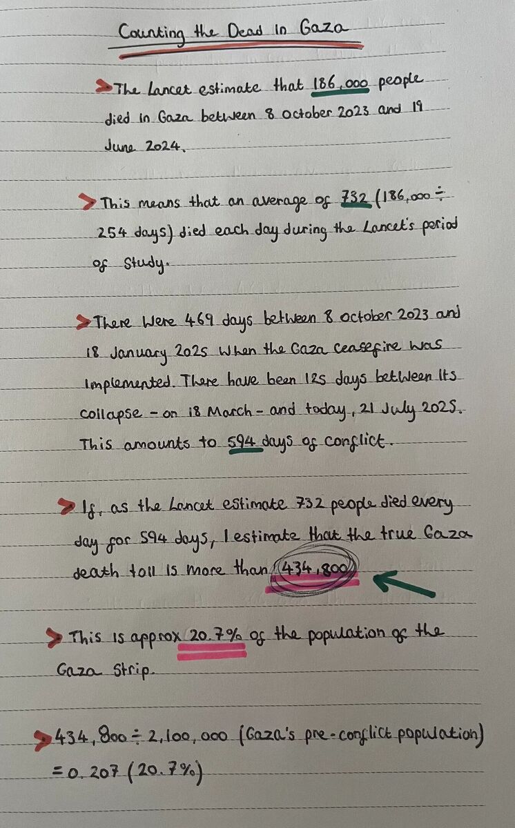 Klikni za povećanje gaza death toll calculation