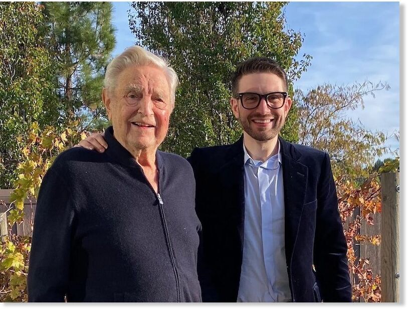Klikni za povećanje George Soros i njegov sin Alex Soros