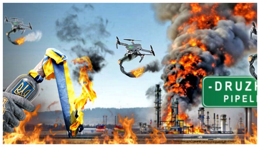 Klikni za povećanje Druzhba pipeline sabotage