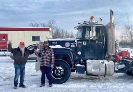 Truckers Jamieson and Meister
