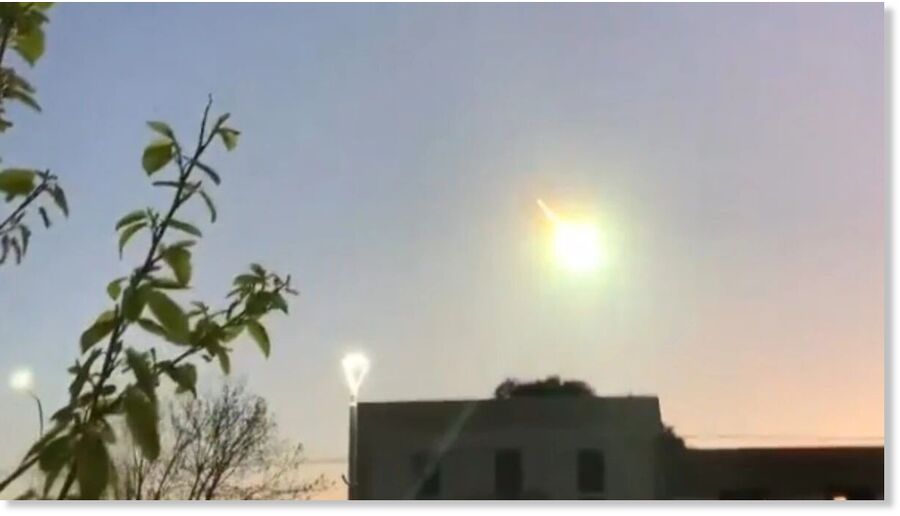 Bright fireball over La Pampa, Argentina on September 13, 2025.