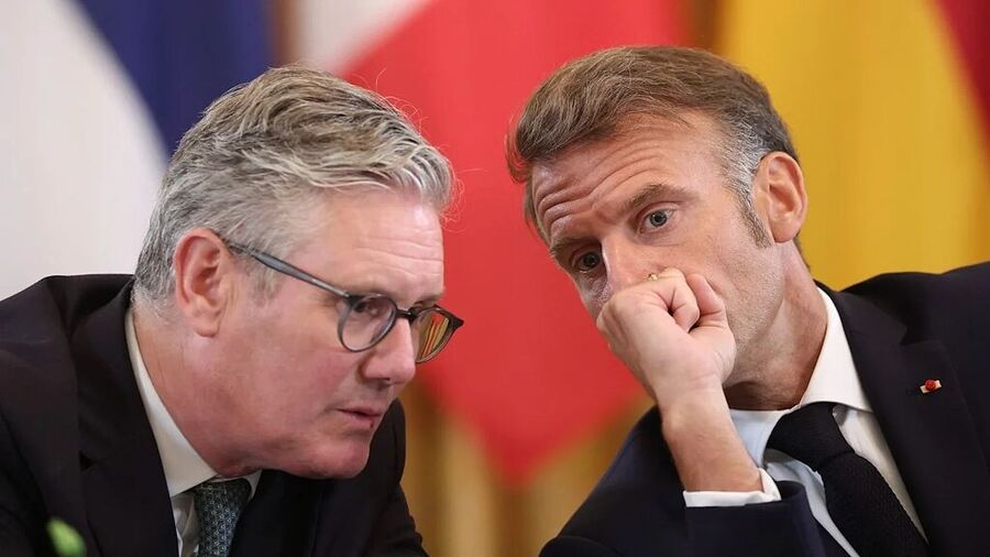 Klikni za povećanje starmer macron britain france