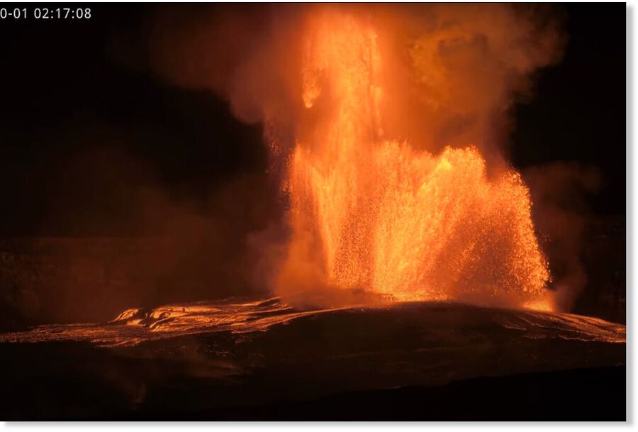 Episode 34 of Kīlauea's ongoing eruption began on Oct. 1, 2025.
