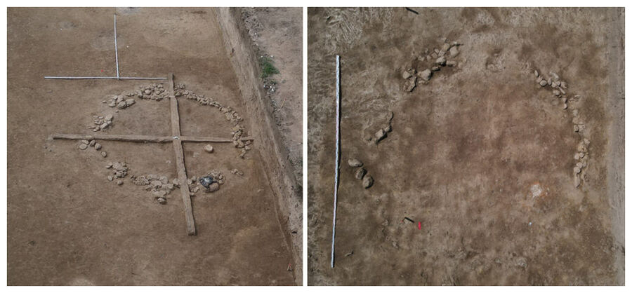 circular arrangement of stones