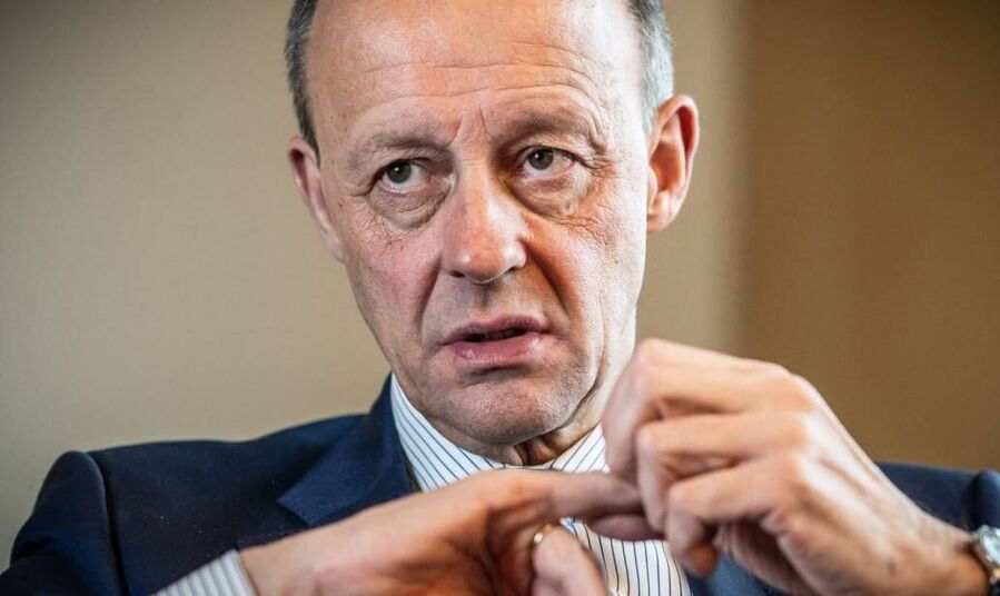 Klikni za povećanje El canciller alemán, Friedrich Merz