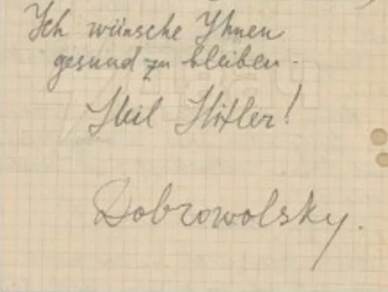 Constantine Dobrowolski note