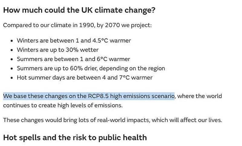 britian climate propaganda global warming