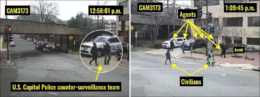 capitol police jan 6 pipe bomb investigaion surveillance footage