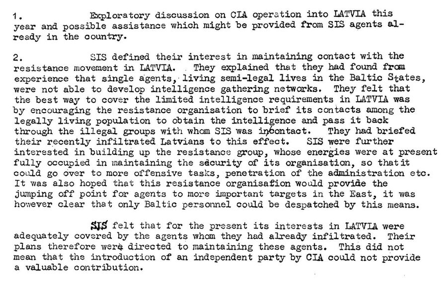 CIA Note