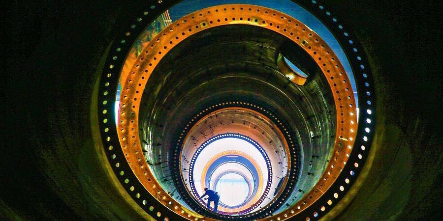 china wind turbine construction