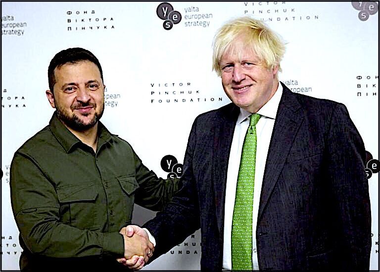 Klikni za povećanje Zelensky/Johnson