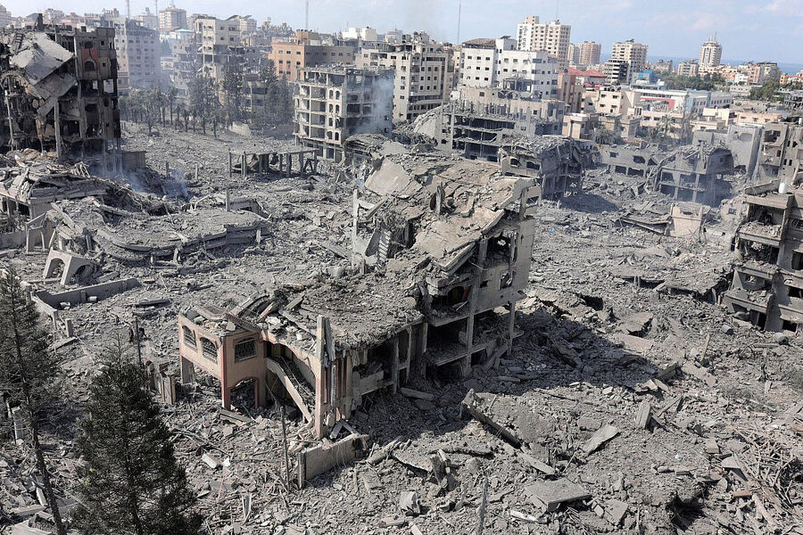 Klikni za povećanje gaza destruction genocide