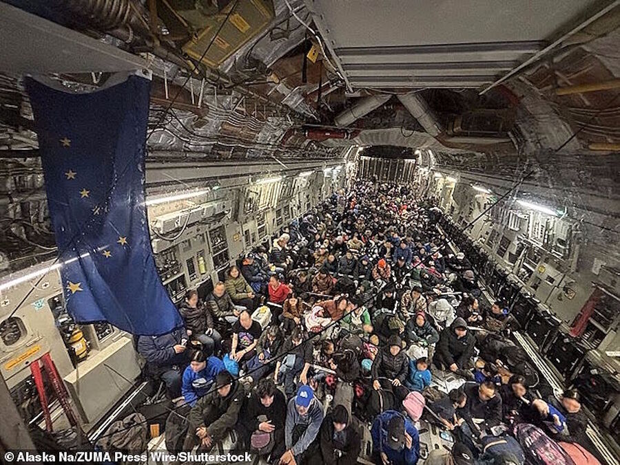 Klikni za povećanje evacuations floods alaska aleutians