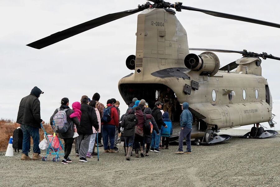 Klikni za povećanje alaska evacuation flooding national guard