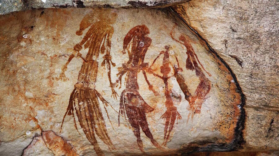 Klikni za povećanje australia rock art aborigines