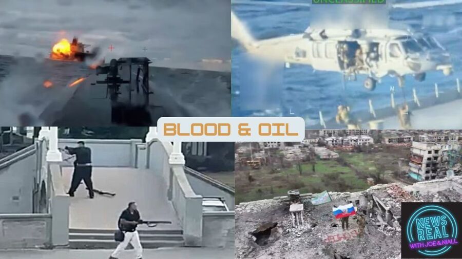 newsreal oil tankers venezuela ukraine mass shooting sydney