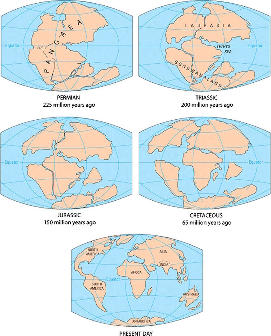 Klikni za povećanje pangea plate techtonics continental drift