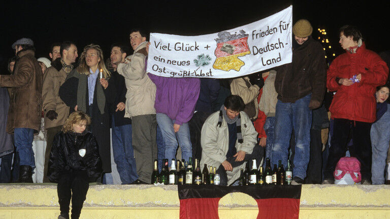 Fall of the Berlin wall.