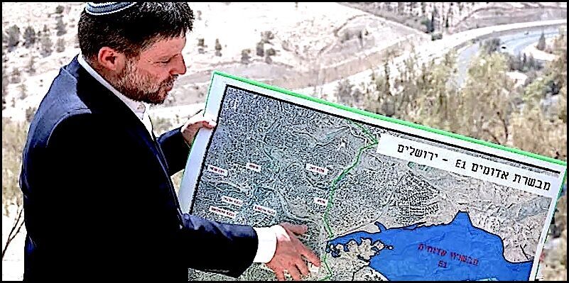 Klikni za povećanje Bezalel Smotrich map