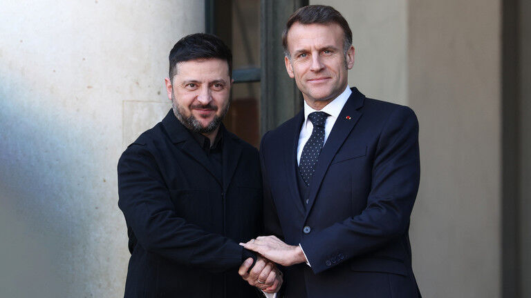 Zelensky and Macron