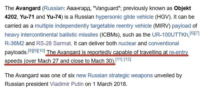 Klikni za povećanje avanguard russia missile specifications