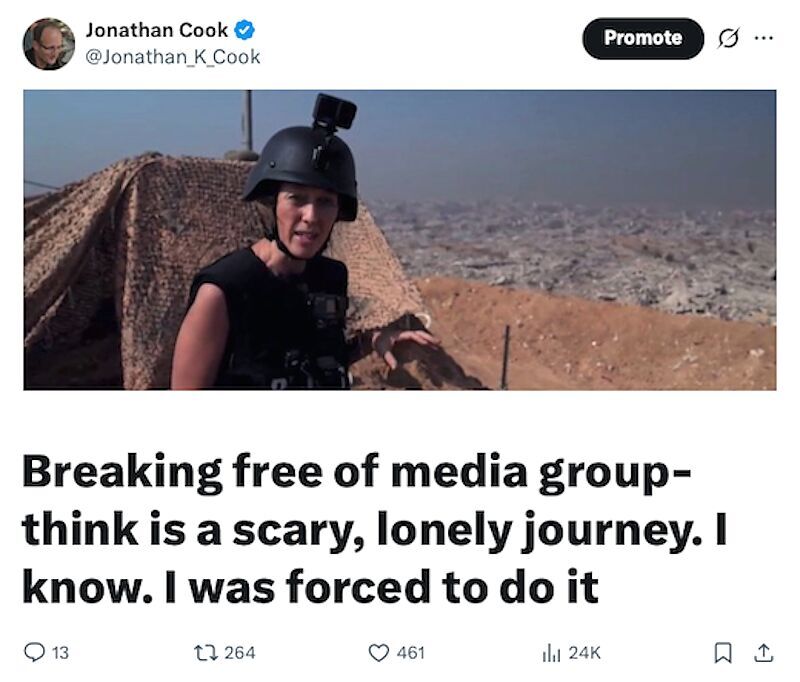 Klikni za povećanje jonathan cook tweet media self censorship