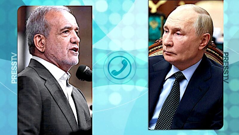 Klikni za povećanje Pezeshkian Putin