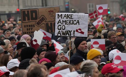 Klikni za povećanje greenland protest denmark
